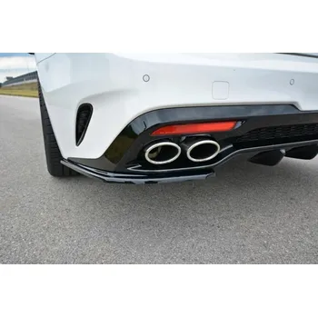 Tuning Splittery zadní, boční KIA STINGER GT 17- černý lesklý plast