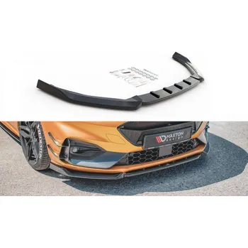 Karosérie Spojler pod nárazník lipa V.7 Ford Focus ST / ST-Line Mk4 černý lesklý plast