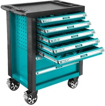 Vozík montážní s nářadím 162ks Total THPTCS71621