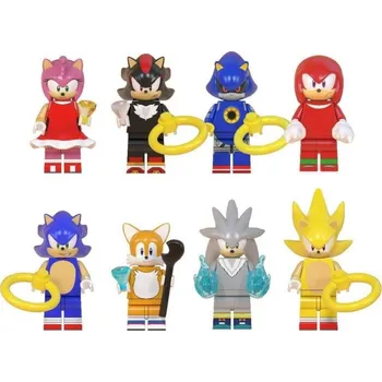 Figurka Sonic Ježek Sonic 8 ks 8 cm 8 ks