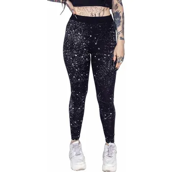 Dámské kalhoty kalhoty dámské (legíny) CHEMICAL BLACK - MOON PHASE - BLACK/WHITE - XL