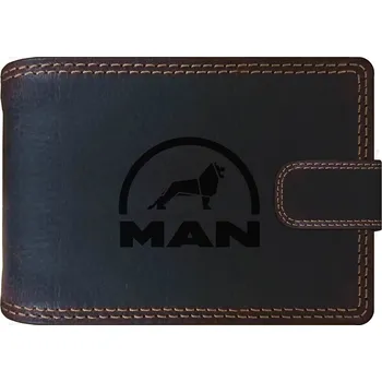 MAN kožená pánská peněženka. Peněženka pro řidiče nákladních aut