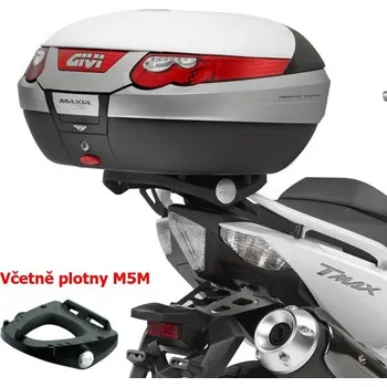 Zavazadlo na motocykl SR2013M special rack YAMAHA T-MAX 500 (08-11)/530 (12-16) včetně plotny M5M pro Monolock, max 6 kg