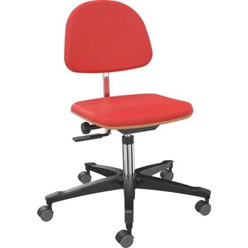 Pracovní židlička, červená