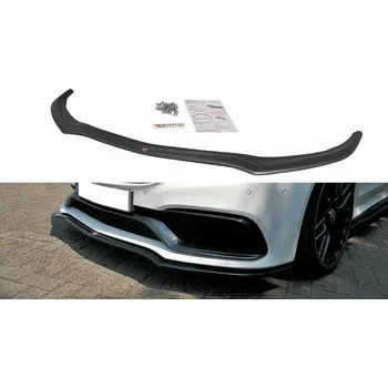 Karosérie Spojler pod nárazník lipa Maxton V.1 - Mercedes C-class C205 63AMG Coupe 2016- 2018 černý lesklý plast