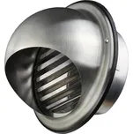 Dalap SUVLA 150 Nerezová větrací mřížka s přírubou, krytem a síťkou Ø 150 mm