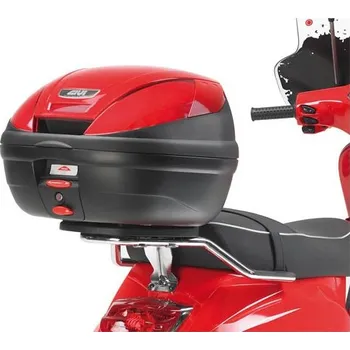 SR105 special rack Piaggio Vespa LX 50-125-150 (05-14)/S 50-125-150 (07-14) MONOLOCK, chromovaný