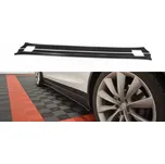 Prahové lišty TESLA MODEL X 2015- černý lesklý plast