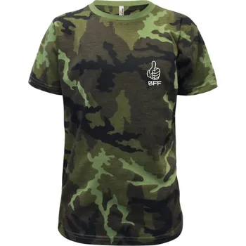 My Best Friend - Dětské maskáčové triko - 146 cm/10 let ( Zelený maskáč )