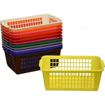 Úložný box INJETON PLAST Plastový košík ALAN 6 l šedá