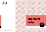 Optys OP012 Inventární kniha A4 12 listů