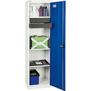 Skříňka na nářadí Dílenská skříň Professional 3000, 2 zásuvky a 3 vany, modro-šedá, š 500 mm