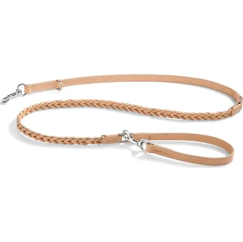 Vodítko pro psa Vodítko pro psy MiaCara pletené Bergamo dlouhé natural