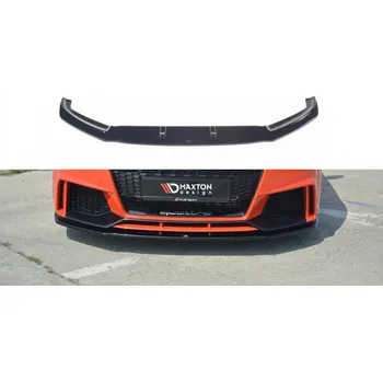 Nárazník Spojler pod přední nárazník lipa V.1 Audi TT RS 8S černý lesklý plast