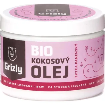 Rostlinný olej Grizly Kokosový olej panenský Bio 500 ml