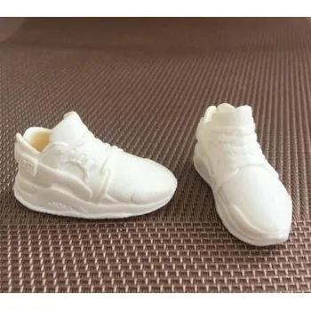 Botasky a jiné boty pro panenku Barbie a Kena Varianta: 2 bílé s vyšší podrážkou