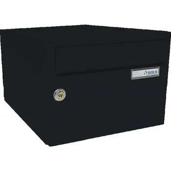 Železářství Poštovní schránka B-21 - pro zazdění s orámováním - lakovaná - RAL 9005 MAT. - ČERNÁ