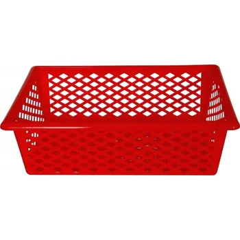 Úložný box INJETON PLAST Plastový košík HANDY 13 l červená