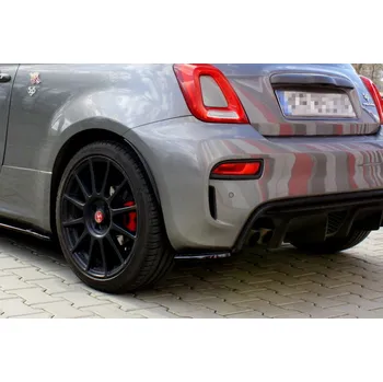 Tuning Splittery zadní boční FIAT 500 ABARTH MK1 FACELIFT 2016- carbon look