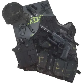 Dětská zbraň Set JUNIOR dětský SPECIAL FORCES 7 dílů BTP BLACK