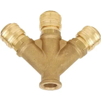 Příslušenství ke kompresoru Roztrojka osazená mosazná G 1/2"i