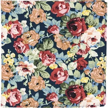 Šátek Bubibubi Tmavomodrý kapesníček do saka Vivid Rose