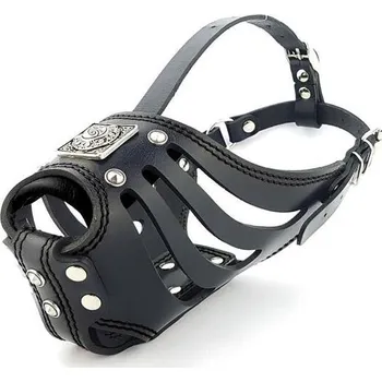 Náhubek pro psa Bestia Collars Náhubek pro psa Bestia Collar Eros černý Velikost: XXL