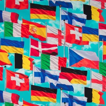 Úplet vlajky na obloze, š.155