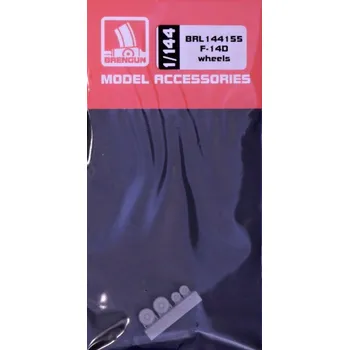Plastikový model Brengun 1/144 F-14D - wheel set (resin)