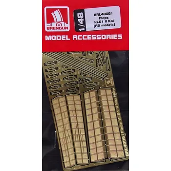Plastikový model Brengun 1/48 Ki-61 II Kai Flaps - PE set (RS MODEL)