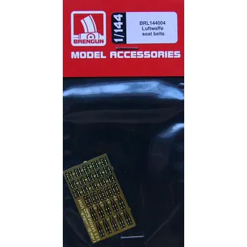 Plastikový model Brengun 1/144 Luftwaffe seat belts (8 pcs.)