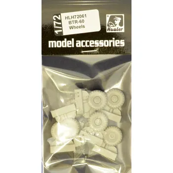 Plastikový model Hauler 1/72 BTR-60 wheels (ACE,ICM, S-model)
