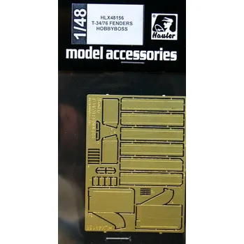 Plastikový model Hauler 1/48 T-34/76 Fenders (HOBBYBOSS)