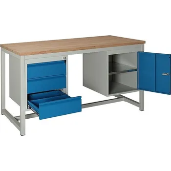 Průmyslová sponka Svařovaný dílenský stůl 1500, kontejner Z3 a D1 + doprava zdarma