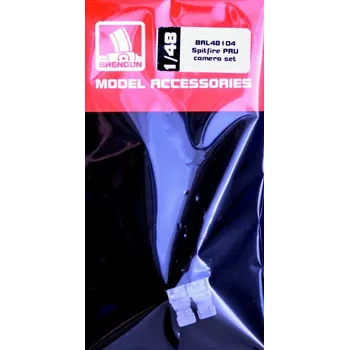 Plastikový model Brengun 1/48 Spitfire PRU camera set