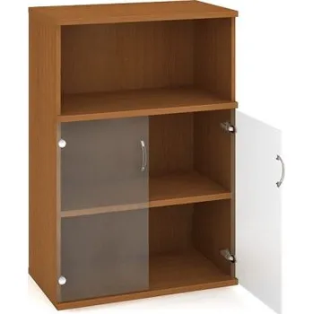 Kancelářský vozík HOBIS skříň policová dvéřová - S 3 80 09, třešeň + doprava zdarma