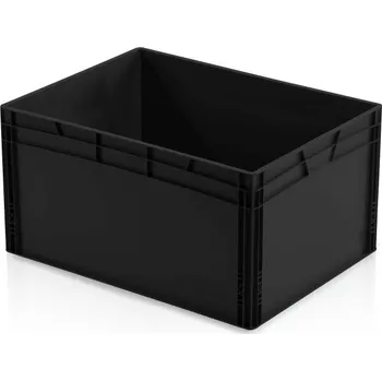 Přepravka na jídlo Plastová ESD Euro přepravka 800x600x420 mm, plný úchyt + doprava zdarma