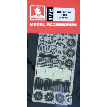 Plastikový model Brengun 1/72 TB-3 - PE set (ICM)
