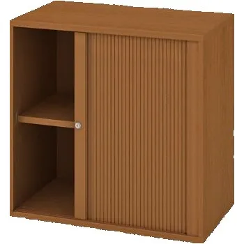 Kancelářský vozík HOBIS kancelářská policová skříň - SZ 2 80 03 P, zámek Huwill, roleta pravá, třešeň + doprava zdarma