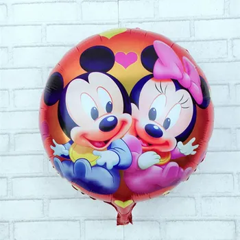Balónek Fóliový balónek Baby Mickey a Minnie, kulatý