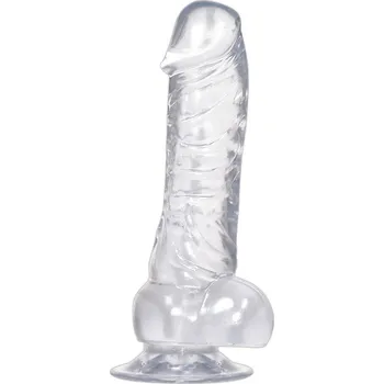 Dildo Dildo CRYSTAL CLEAR suction base - s kupónem KUP15 cena 394 Kč + extra diskrétní expedice