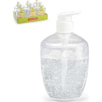 Dávkovač mýdla PLASTIC FORTE Dávkovač mýdla a gelů 8,5 x 16 cm, 250 ml, plast