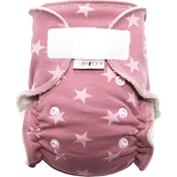 Plenkové kalhoty Breberky BIO Kalhotková plenka (S) - Hvězdičky růžové SZ