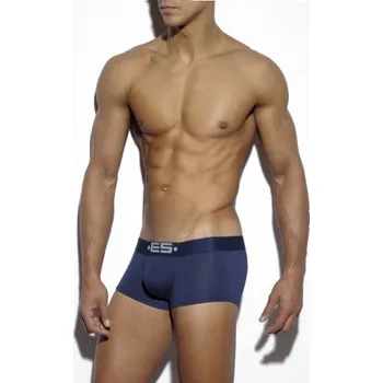 Pánské erotické prádlo Boxerky ES Collection UN116 Basic Modal Short Boxer tmavě modré S, pánské push-up boxerky z modalu