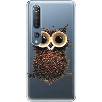Pouzdro na mobilní telefon Odolné silikonové pouzdro iSaprio - Owl And Coffee - Xiaomi Mi 10 / Mi 10 Pro