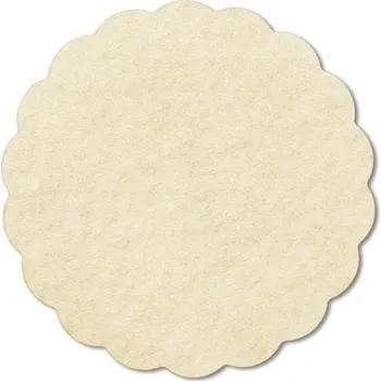 Jednorázové nádobí SAHM Rozetky AIRLAND 9 cm béžové - 500ks/bal 100014178