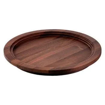 SAHM Talíř dřevo pr34,6cm, v3cm,ořech 100020763