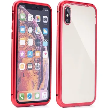 Pouzdro na mobilní telefon Beweare Magnetic Case 360 pro Samsung Galaxy A50  červený