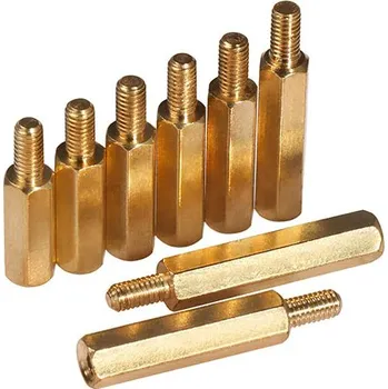 Šroub LaskaKit_cz Distanční sloupek M-F M3 20mm, mosaz