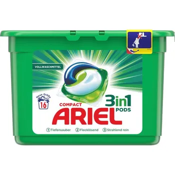Prací gel Ariel GELOVÉ prací KAPSLE 3v1 16 dávek - Německo!